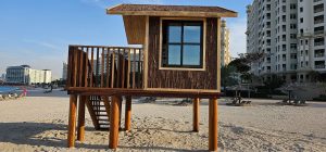 Palma Beach Security Hut work